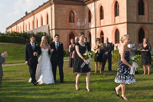 garden wedding ceremony